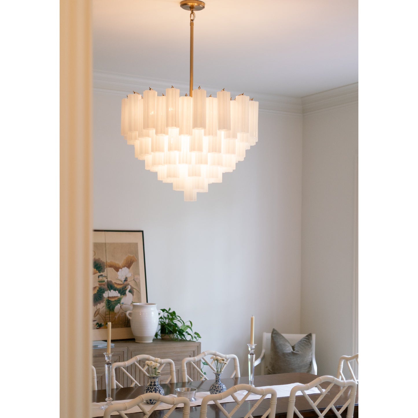 Addis 16 Light Aged Brass Chandelier