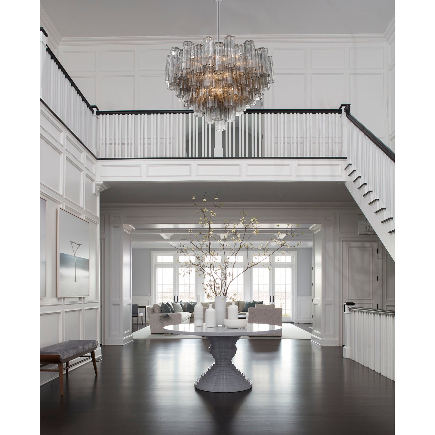 Addis 16 Light Aged Brass Chandelier