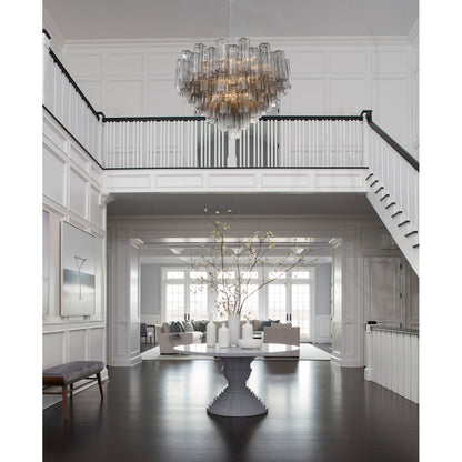 Addis 16 Light Aged Brass Chandelier