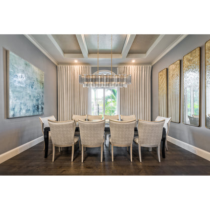 Addis 14 Light Aged Brass Chandelier