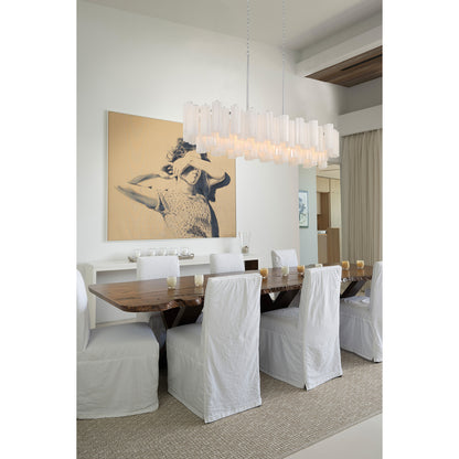 Addis 14 Light Aged Brass Chandelier