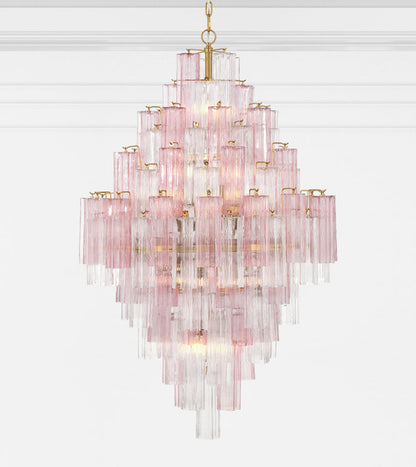 Crystorama Addis 31.5" 20-Light Chandelier Aged Brass Spring