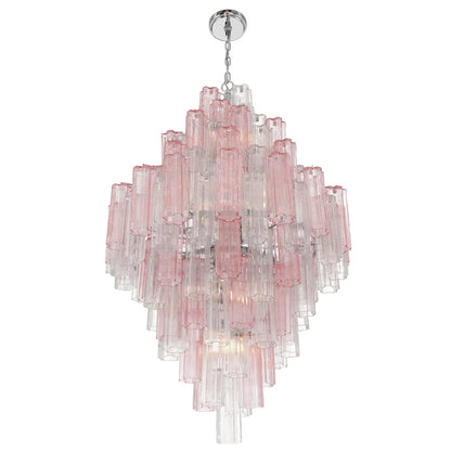 Crystorama Addis 31.5" 20-Light Chandelier Polished Chrome Spring