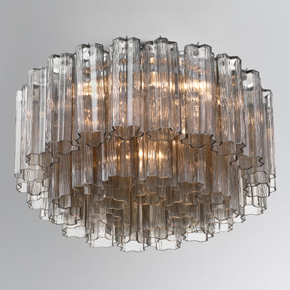 Addis 7 Light Aged Brass Flush Mount