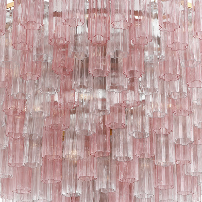 Crystorama Addis 62" 40-Light Chandelier Aged Brass Spring - detail