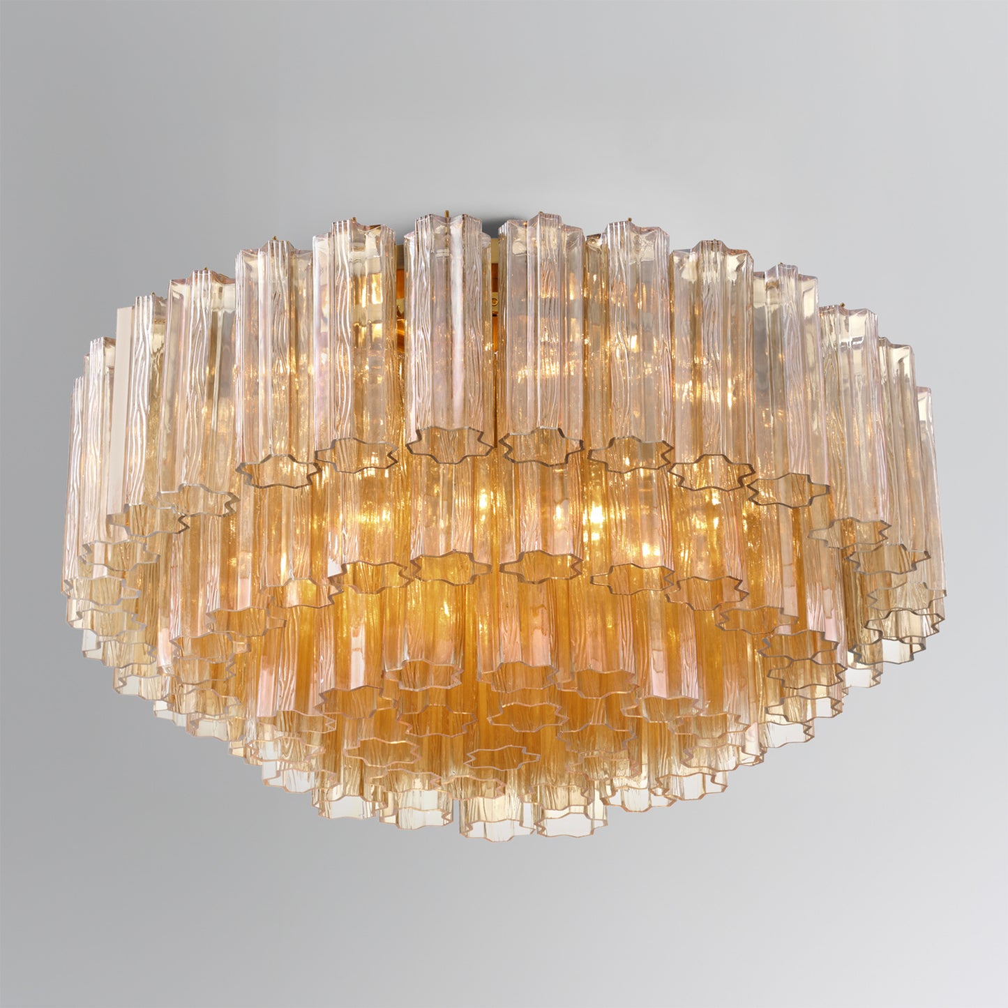 Addis 16 Light Aged Brass Flush Mount