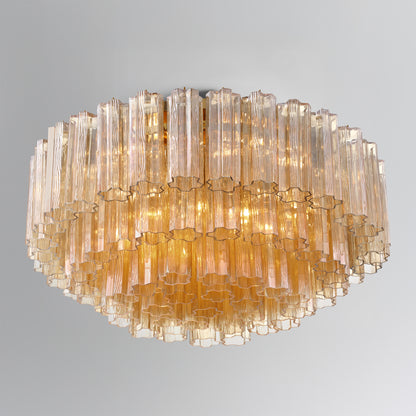 Addis 16 Light Aged Brass Flush Mount