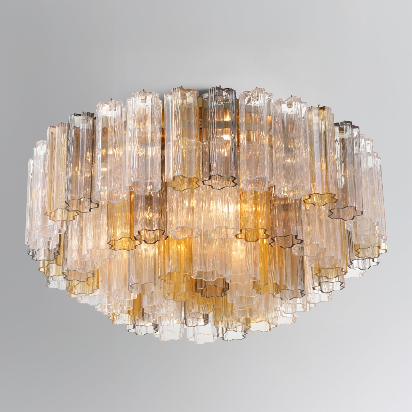 Addis 16 Light Aged Brass Flush Mount