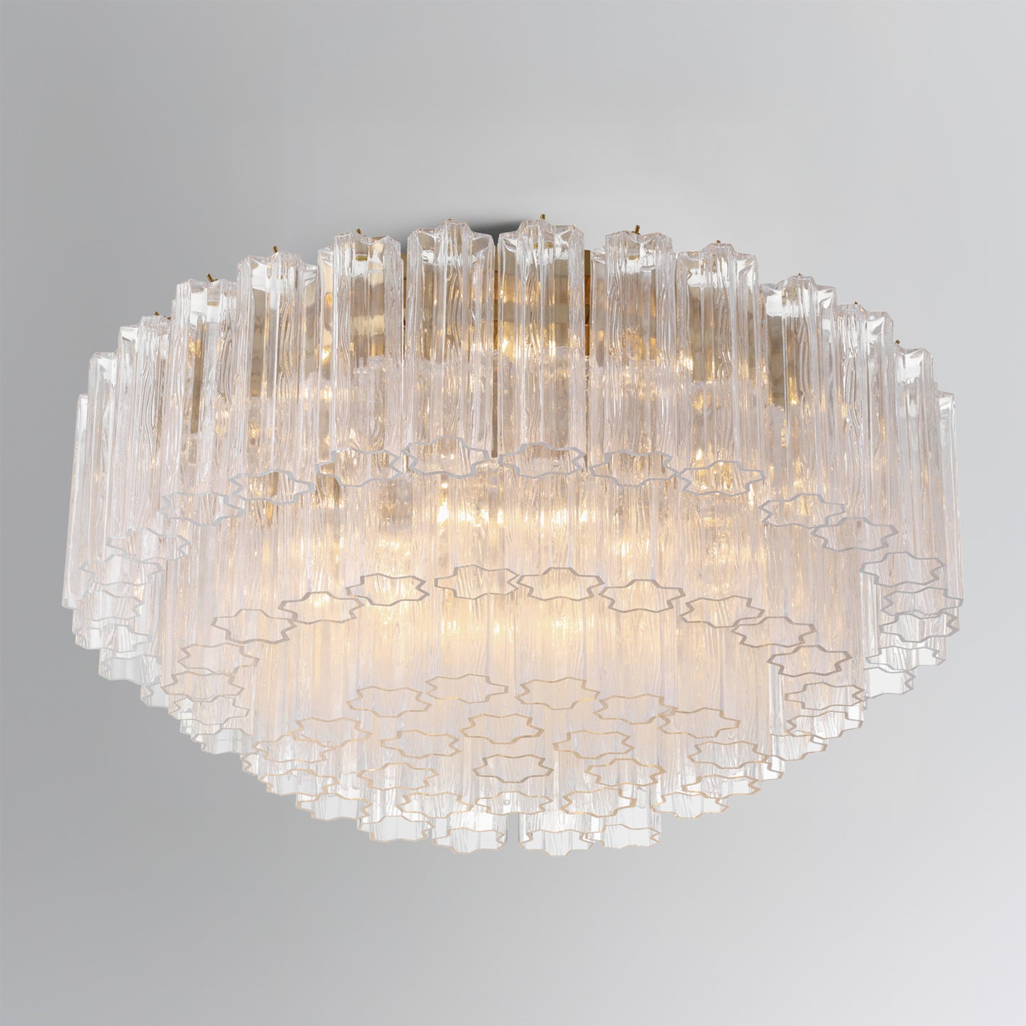 Addis 16 Light Aged Brass Flush Mount