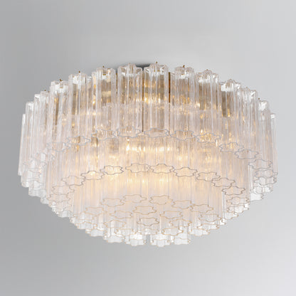Addis 16 Light Aged Brass Flush Mount