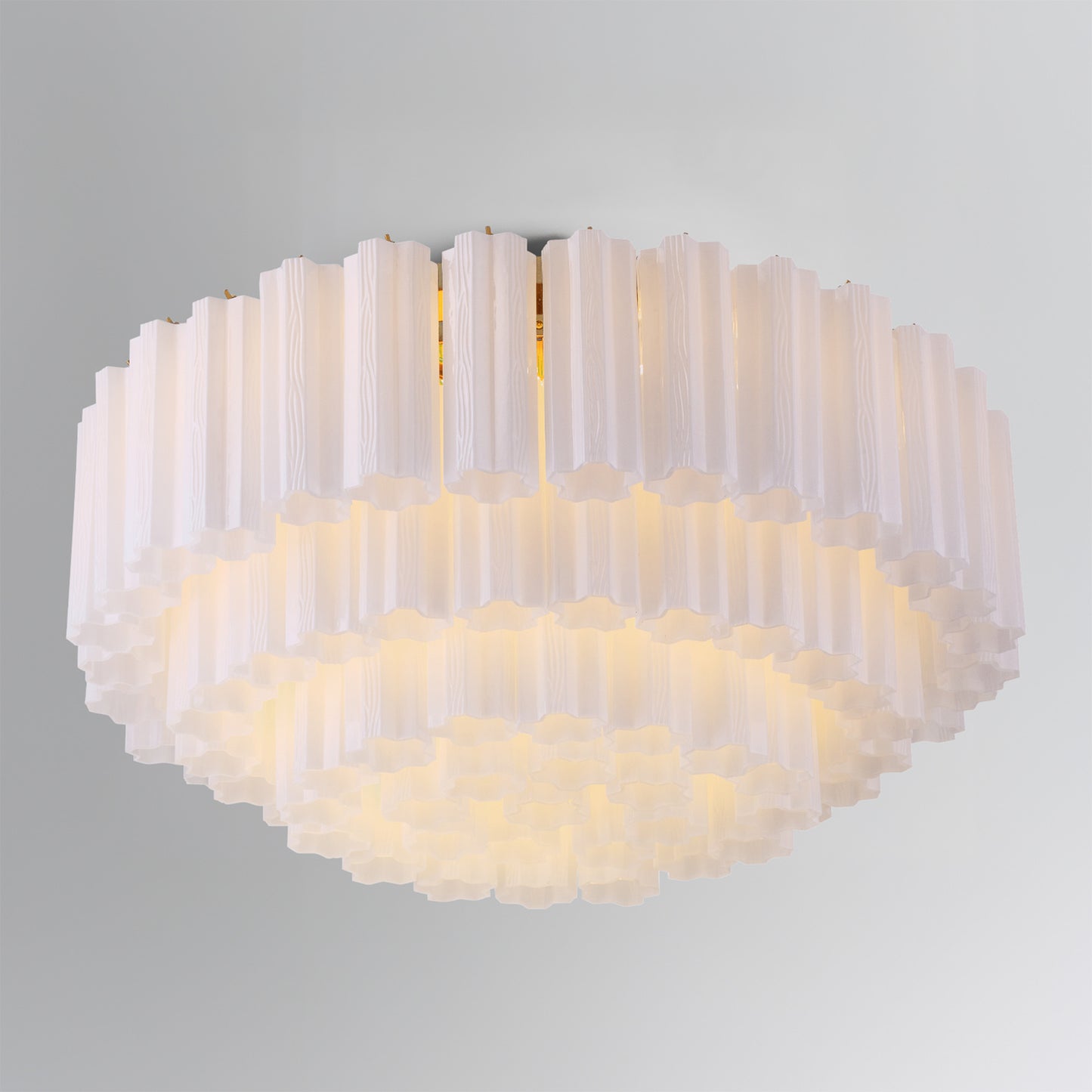 Addis 16 Light Aged Brass Flush Mount