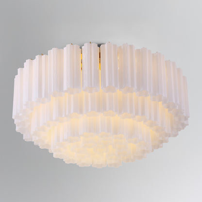 Addis 16 Light Aged Brass Flush Mount
