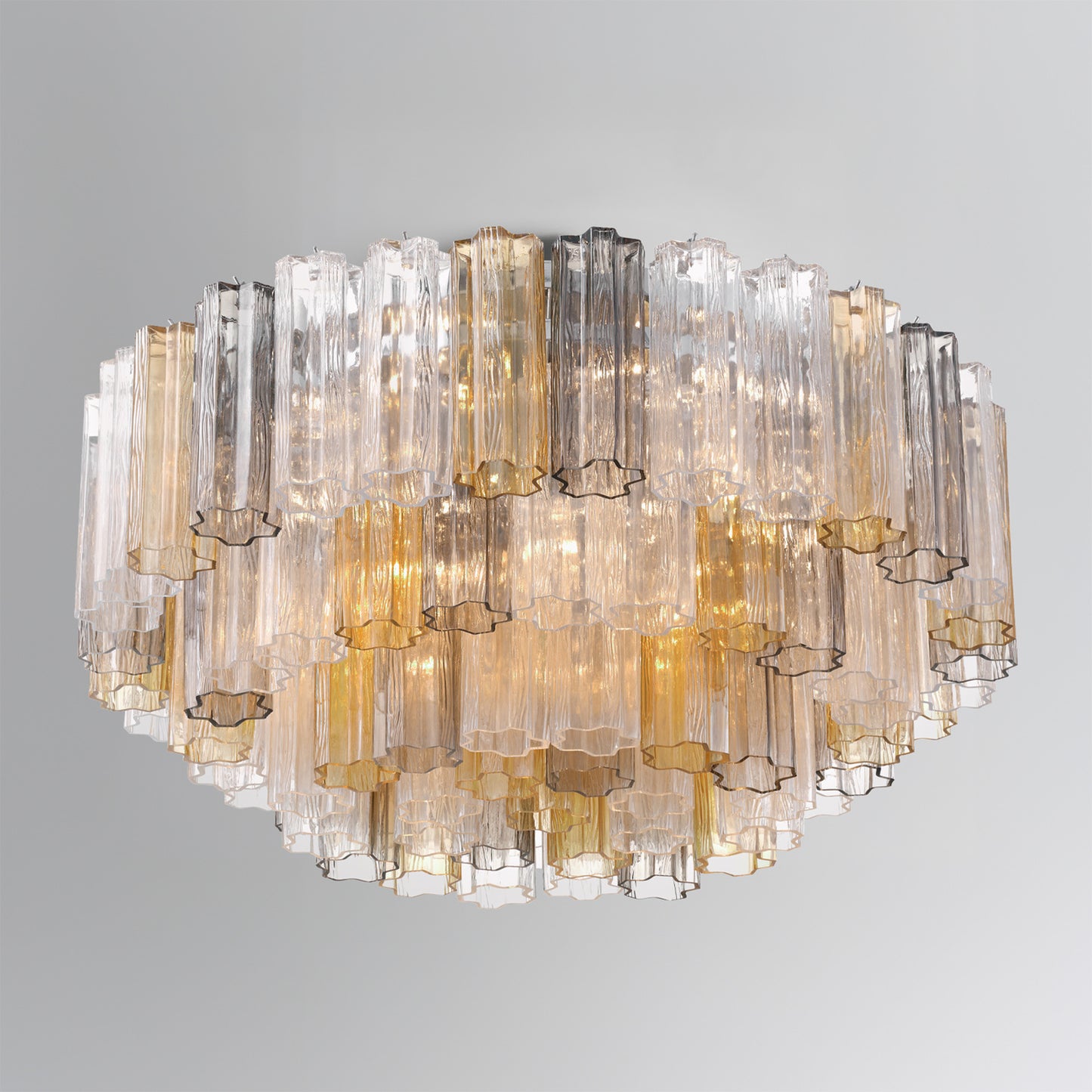 Addis 16 Light Aged Brass Flush Mount