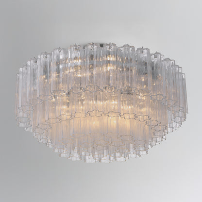 Addis 16 Light Aged Brass Flush Mount