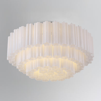 Addis 16 Light Aged Brass Flush Mount