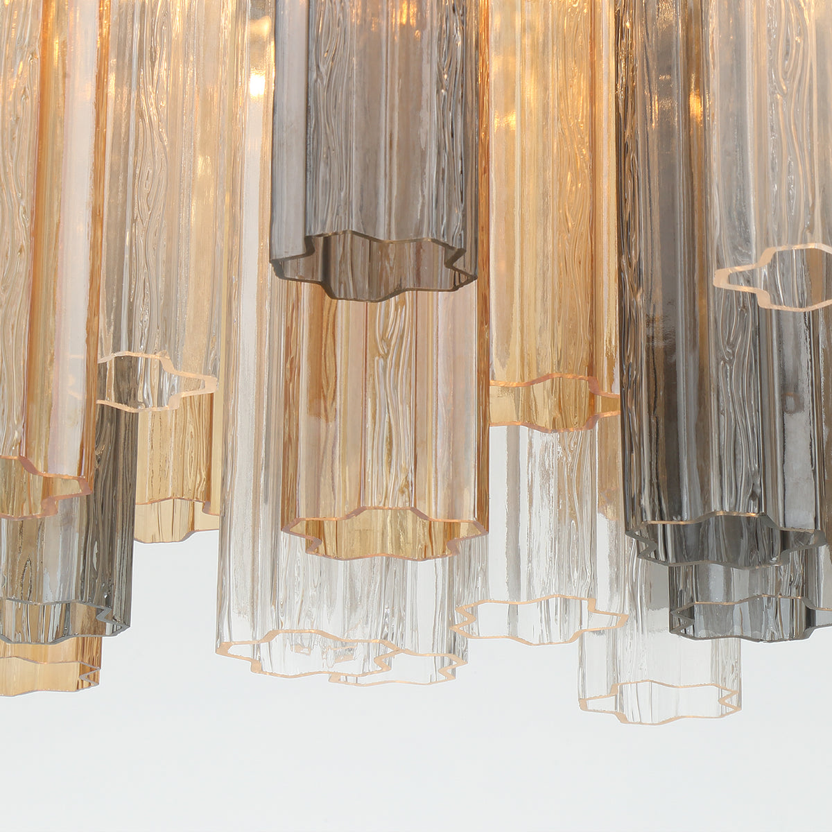 Crystorama Addis 26" LED Multi-Light Pendant Polished Chrome Autumn - detail