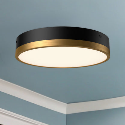 Adelaide 11" LED Flush Mount - Two Tone