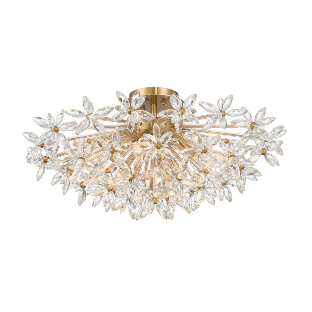 Crystorama Adley 4-Light Semi-Flush Mount