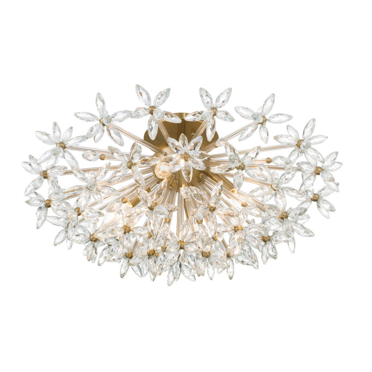 Crystorama Adley 4-Light Semi-Flush Mount - detail
