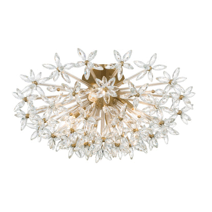 Crystorama Adley 4-Light Semi-Flush Mount - detail