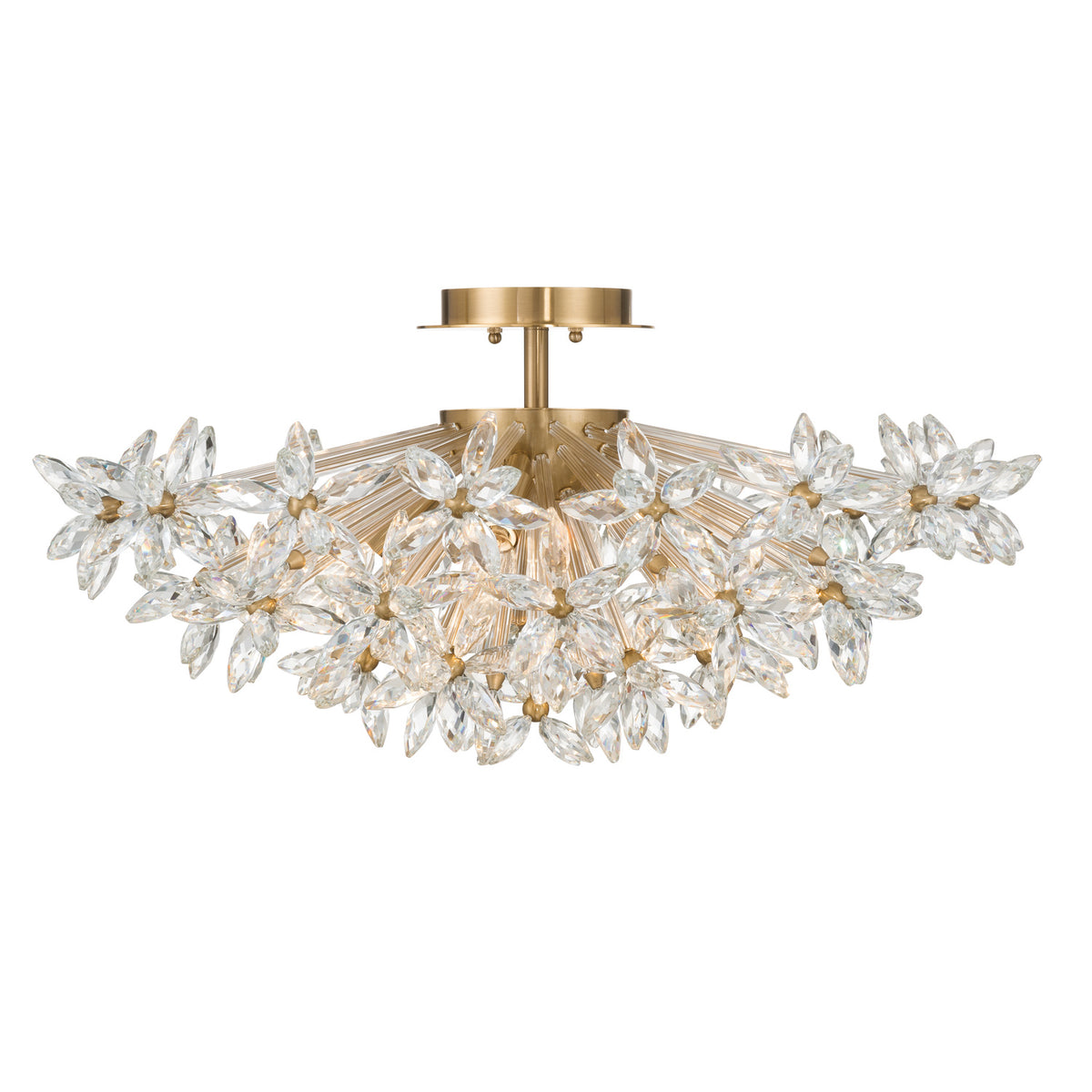 Crystorama Adley 4-Light Semi-Flush Mount - detail