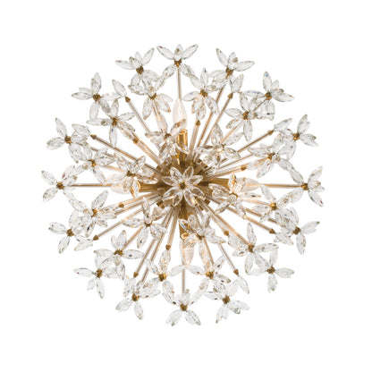 Crystorama Adley 4-Light Semi-Flush Mount - detail