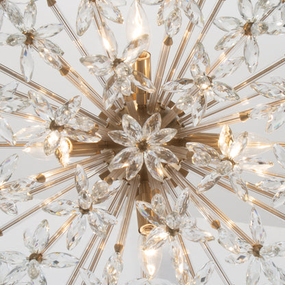 Crystorama Adley 4-Light Semi-Flush Mount - detail