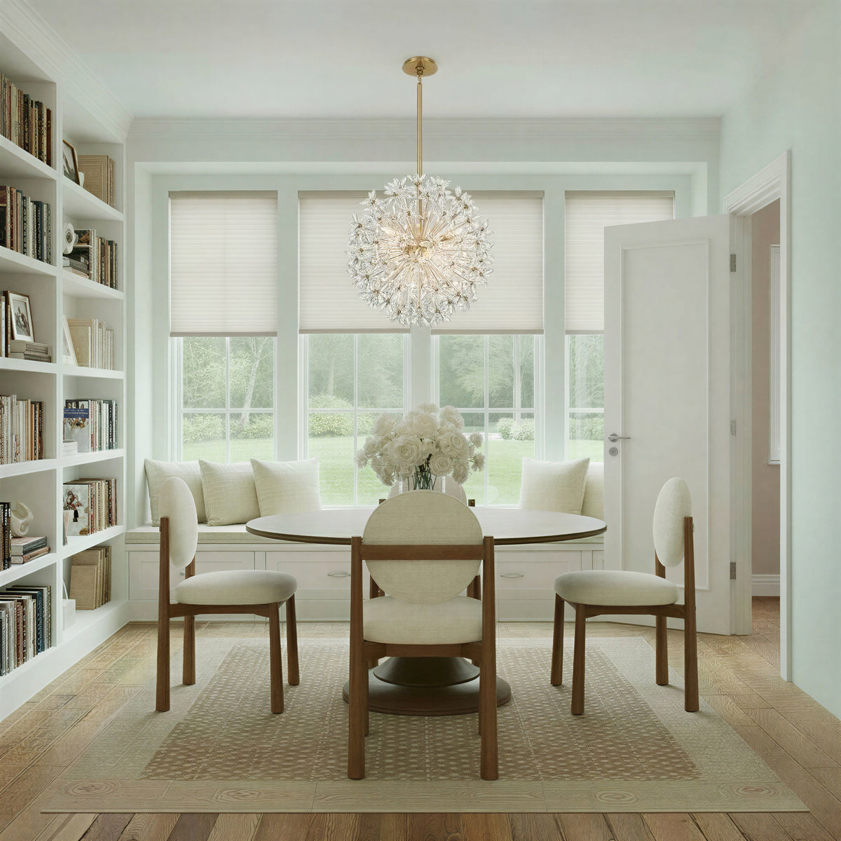 Crystorama Adley 6-Light Chandelier - lifestyle