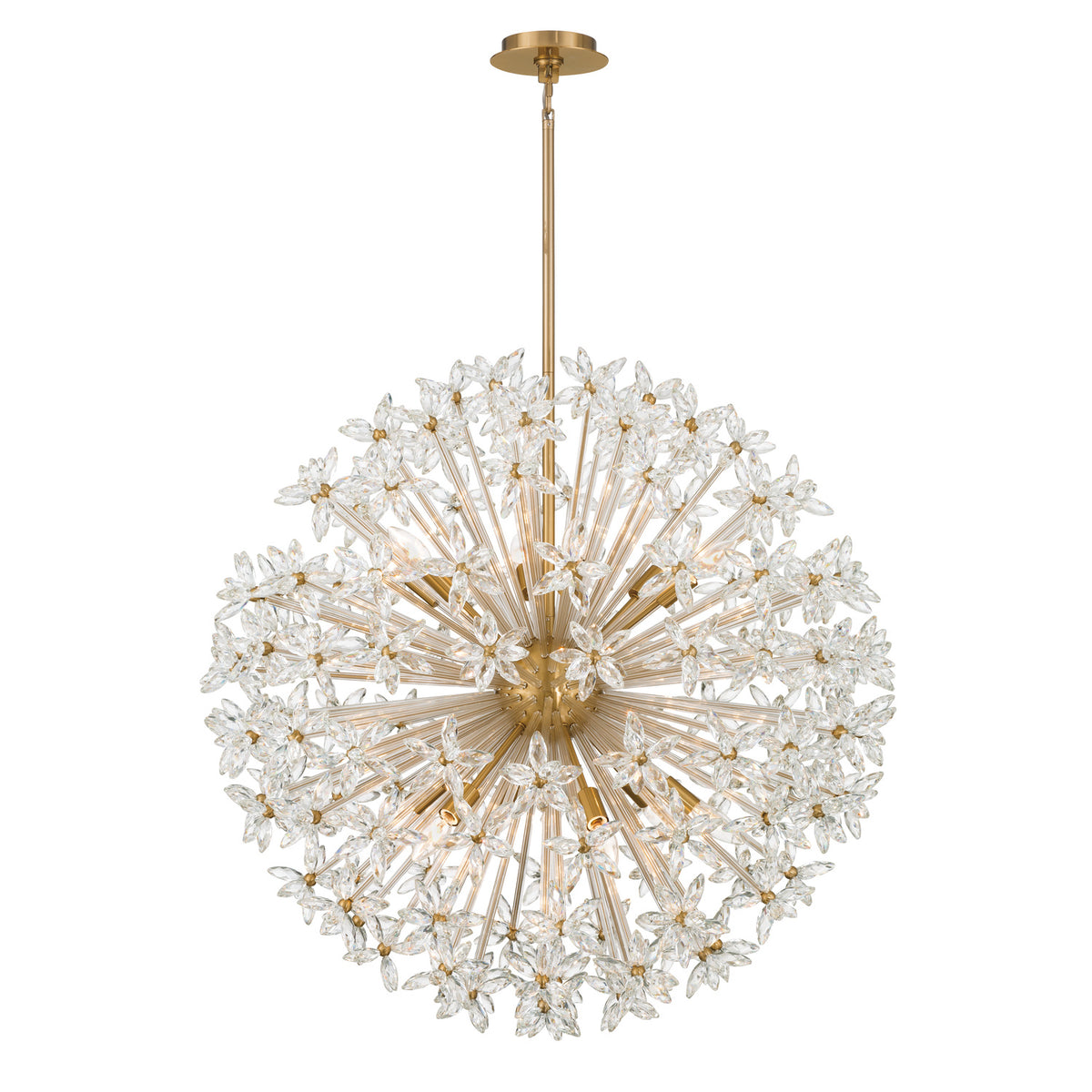 Crystorama Adley 12-Light Chandelier - detail