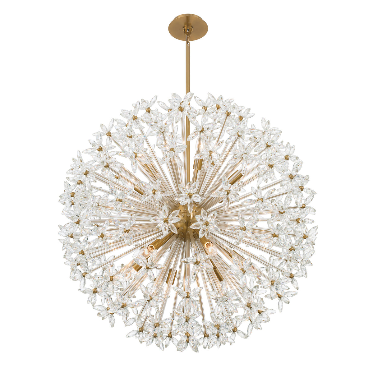 Crystorama Adley 12-Light Chandelier - detail
