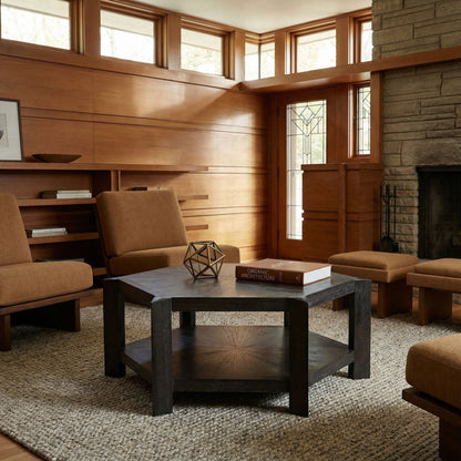 Noir Yuhuda Coffee Table Sombre styled in an interior setting
