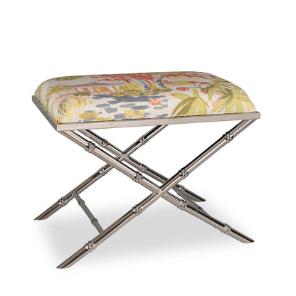 Lauderdale Bench Imperial Summer / Nickel