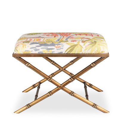 Lauderdale Bench Imperial Summer / Brass
