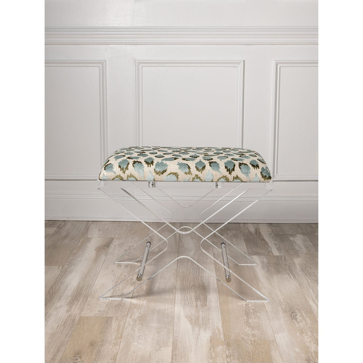 Delano Bench Ocelot Celadon / Nickel