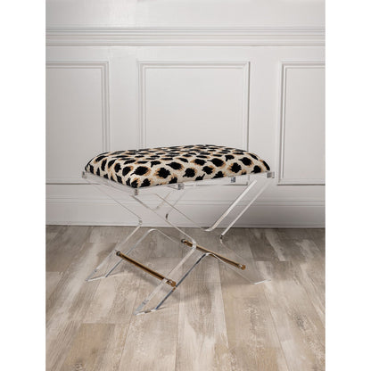Delano Bench Ocelot Black / Gold