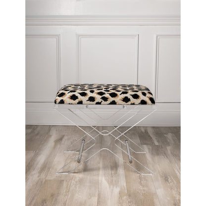 Delano Bench Ocelot Black / Nickel