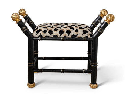 Boca Bench Ocelot Black / Black
