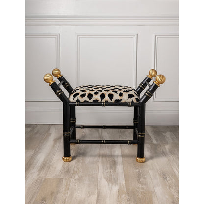 Boca Bench Ocelot Black / Black