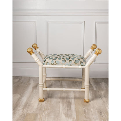 Boca Bench Ocelot Celadon / White