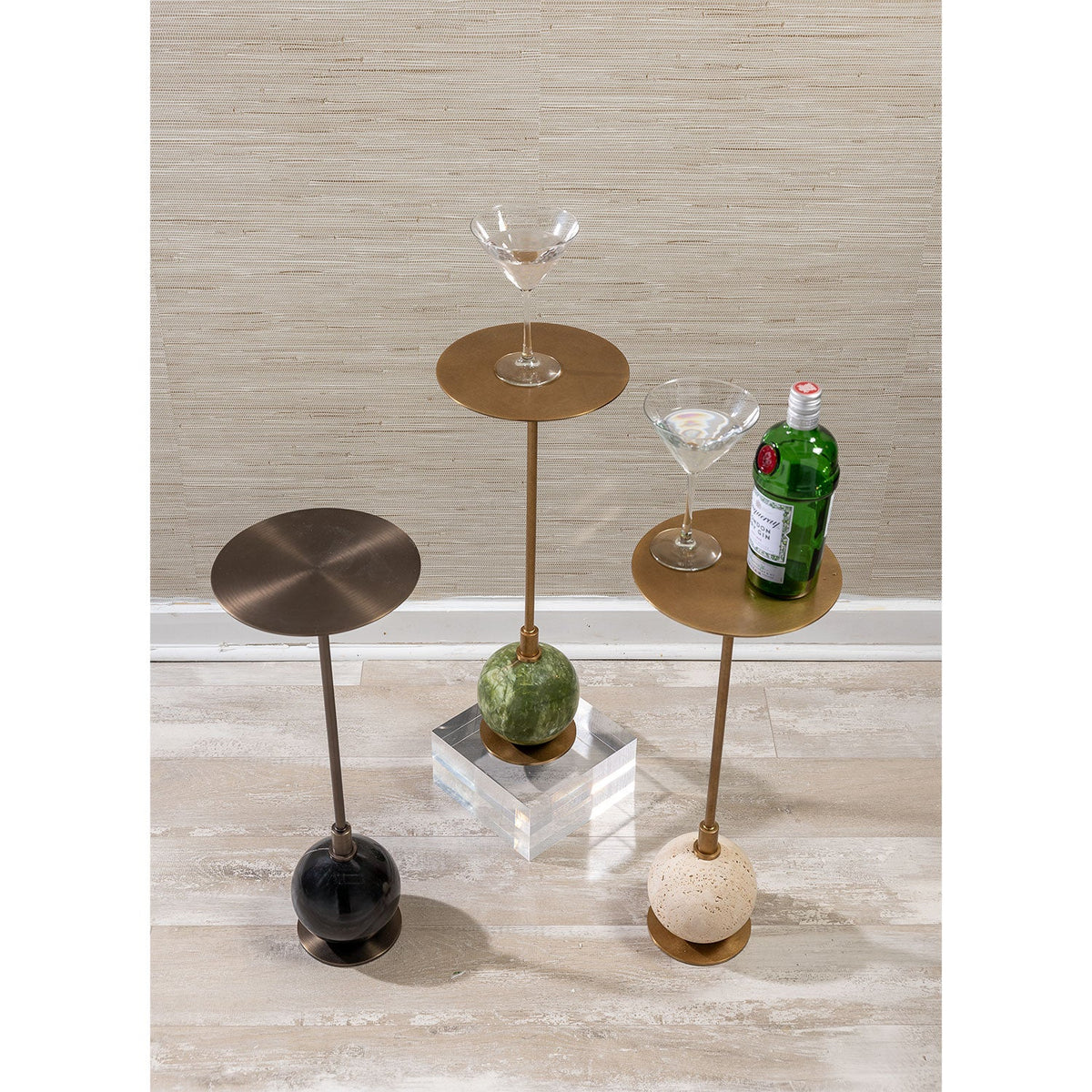 Port 68 Boston Martini Table Aged Brass view 5