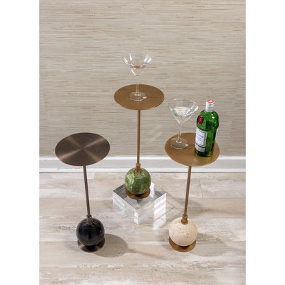 Port 68 Boston Martini Table Aged Brass view 5