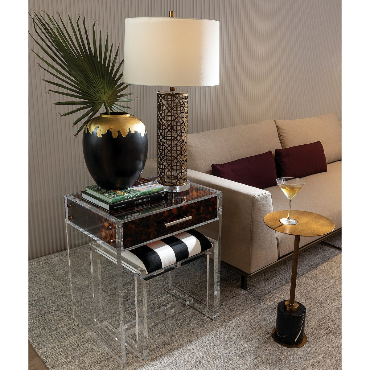 Port 68 Milan End Table view 6