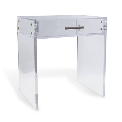 Port 68 Milan End Table Aged Brass