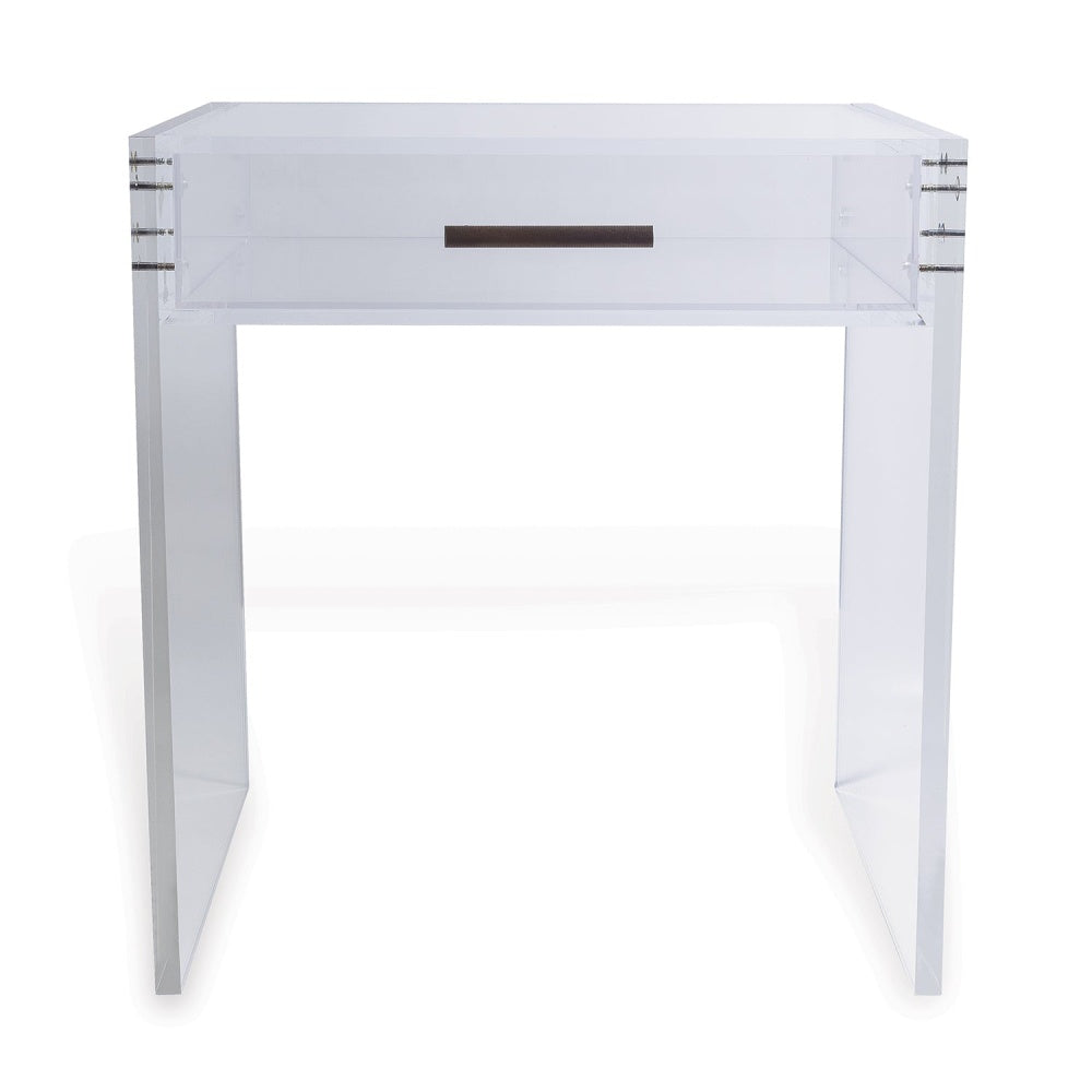 Port 68 Milan End Table Aged Brass view 2