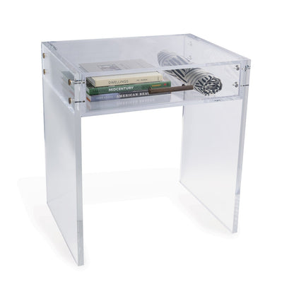 Port 68 Milan End Table Aged Brass view 3