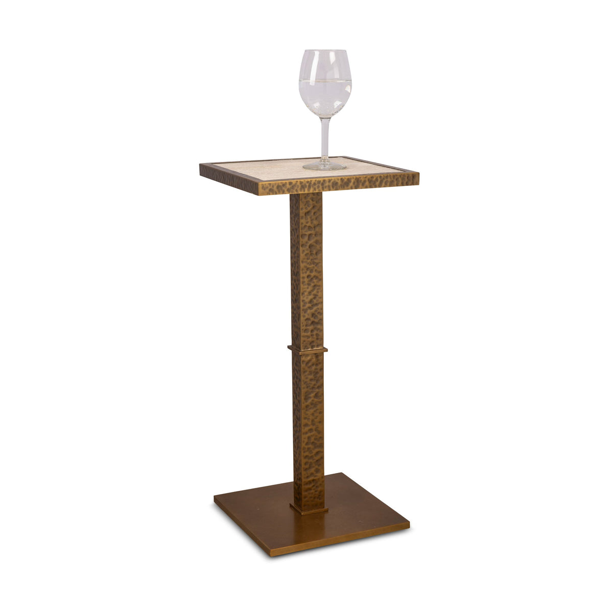 Port 68 Artemis Travertine Table view 2