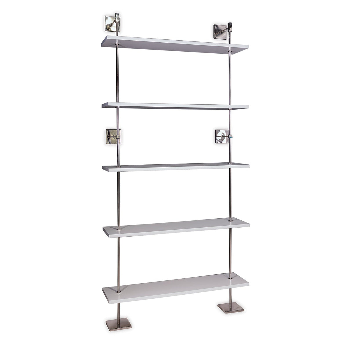 Port 68 Marais 3-Tier Shelf Nickel view 2