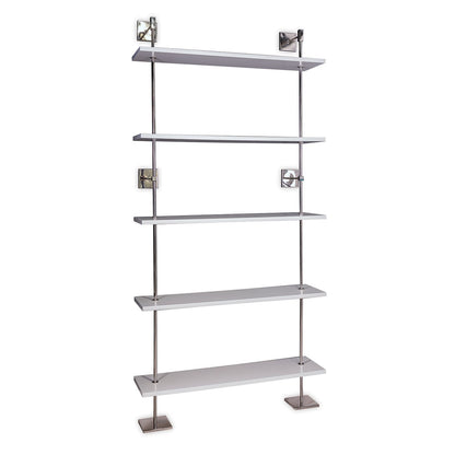 Port 68 Marais 3-Tier Shelf Nickel view 2