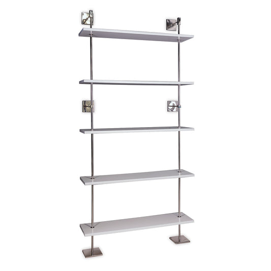 Port 68 Marais 3-Tier Shelf Nickel view 2