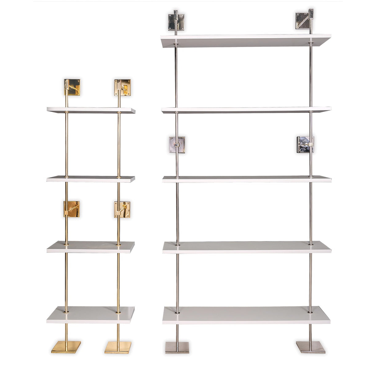 Port 68 Marais 5-Tier Shelf Nickel
